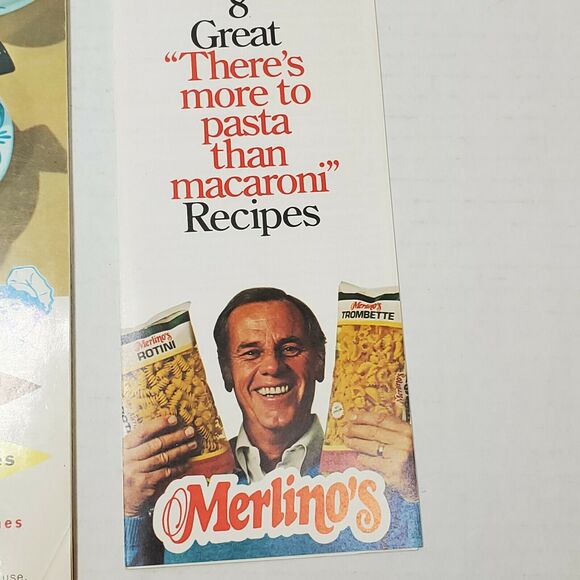 2 Vintage Macaroni Recipe Pamphlets Merlinos Ephemera - Picture 3 of 3